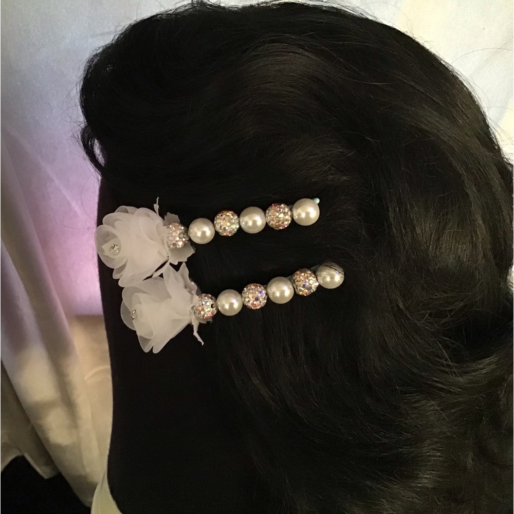 Handmade by me ,Hair Bobbie pen set